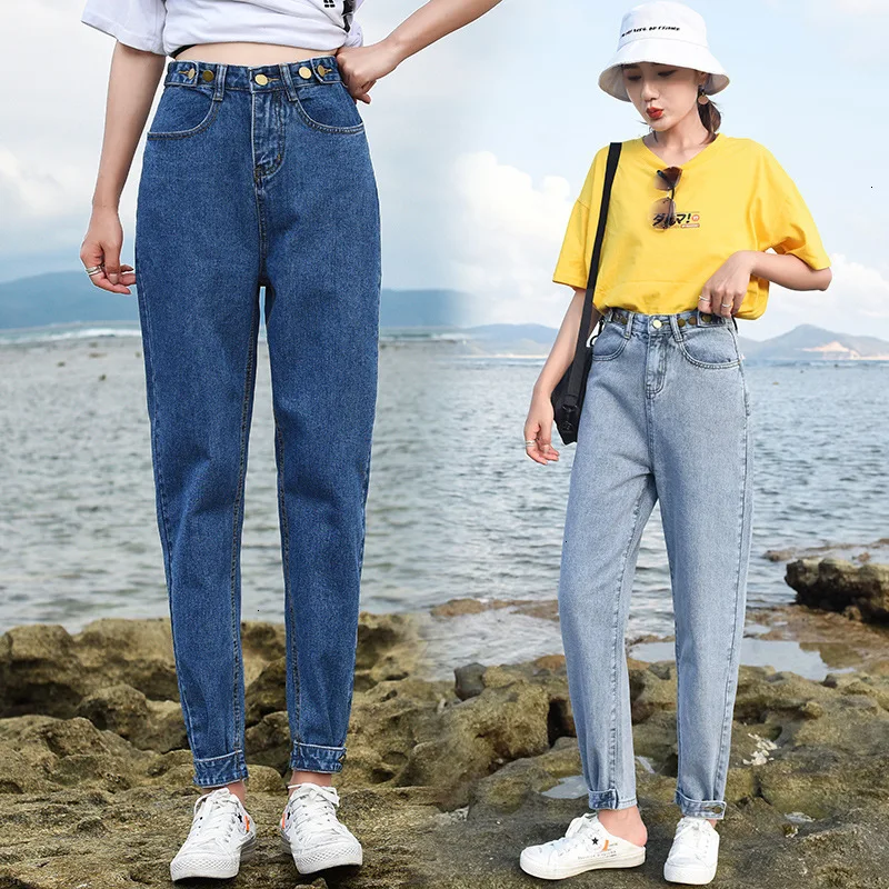 #3210 Casual Pencil Harem Jeans Women Loose Korean Style Ankle-length Denim Jeans Womens Loose Casual Womans Jeans High Waisted
#3210 Casual Pencil Harem Jeans Women Loose Korean Style Ankle-length Denim Jeans Womens Loose Casual Womans Jeans High Waisted