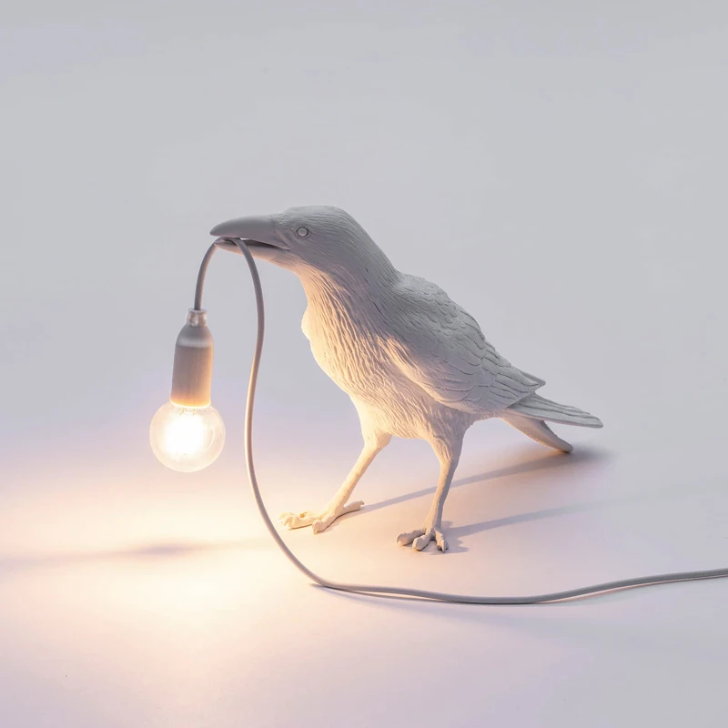 Bird Table Lamp Italian Seletti light Bird Led Desk lamp Lucky bird Living Room Bedroom Bedside Raven lamp Home Decor Fixtures
Bird Table Lamp Italian Seletti light Bird Led Desk lamp Lucky bird Living Room Bedroom Bedside Raven lamp Home Decor Fixtures