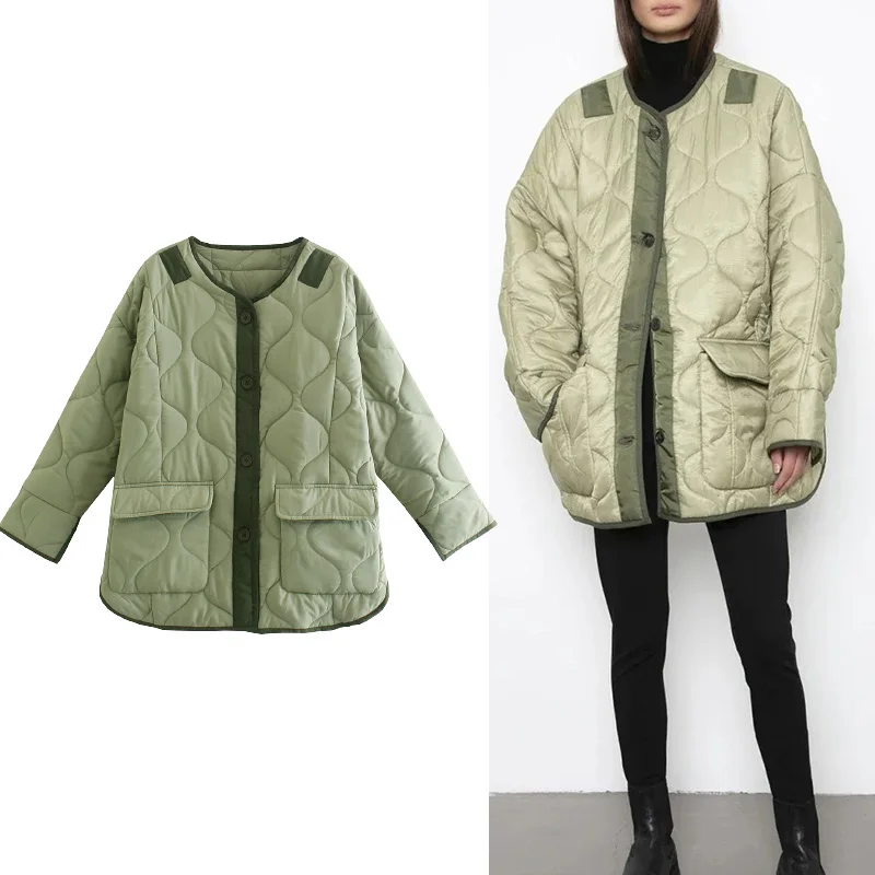 Za 2021 New Moss Green Women Winter Loose Increase Jackets Casual Fashion High Street Coats Female Fashion Parka
Za 2021 New Moss Green Women Winter Loose Increase Jackets Casual Fashion High Street Coats Female Fashion Parka