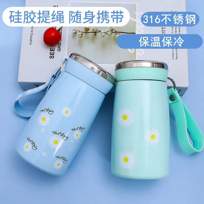 Warm cup Korean version lovely fresh student small portable simple net red cold 316 stainless steel water cup
Warm cup Korean version lovely fresh student small portable simple net red cold 316 stainless steel water cup