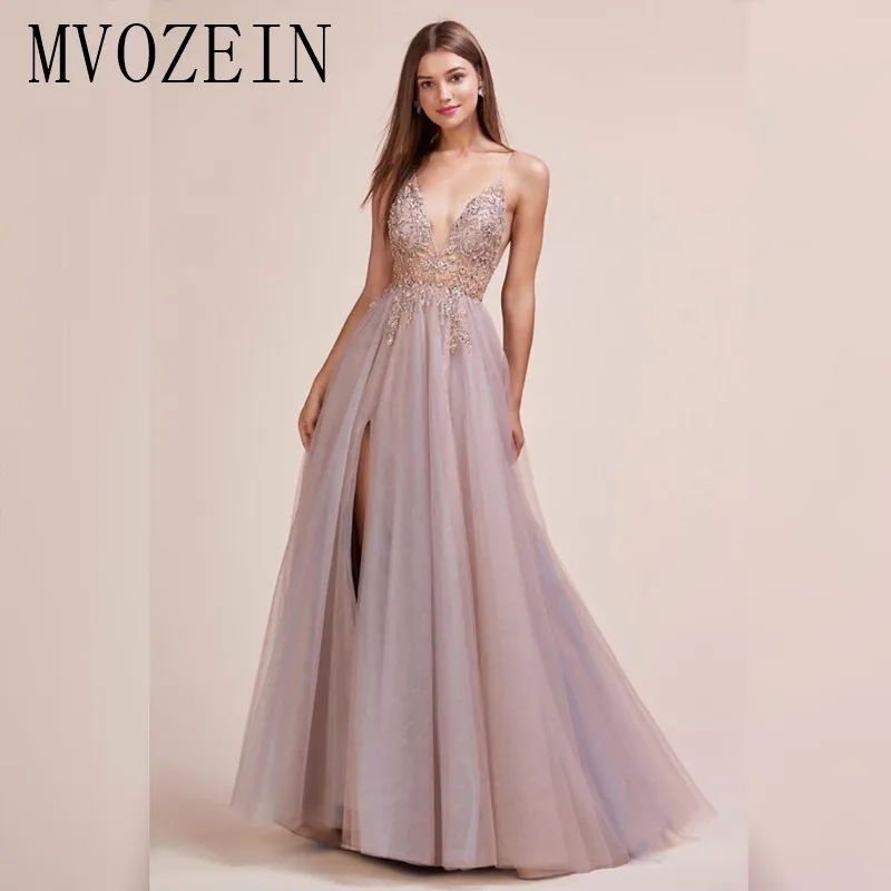 Charming Evening Dresses Long A-Line V-Neck Spaghetti Strap Hand-Beading Evening Dress Formal Party Gowns robe de soiree
Charming Evening Dresses Long A-Line V-Neck Spaghetti Strap Hand-Beading Evening Dress Formal Party Gowns robe de soiree