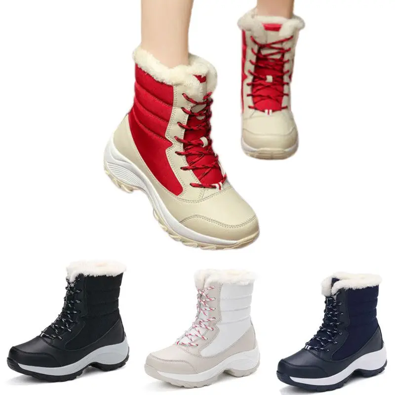 Women Boots White Winter Shoes For Women Ankle Boots Super Warm Snow Botas De Mujer Black Platform Shoes With Heels Boots Female
Women Boots White Winter Shoes For Women Ankle Boots Super Warm Snow Botas De Mujer Black Platform Shoes With Heels Boots Female