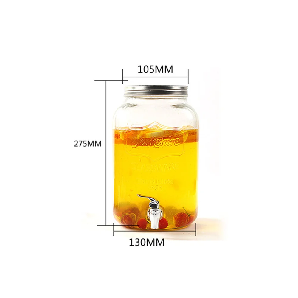 1Set Lead-Free Thick Transparent Glass Jar Household Sparkling Bottle Sealed Cans Fermented Barrels (with
1Set Lead-Free Thick Transparent Glass Jar Household Sparkling Bottle Sealed Cans Fermented Barrels (with