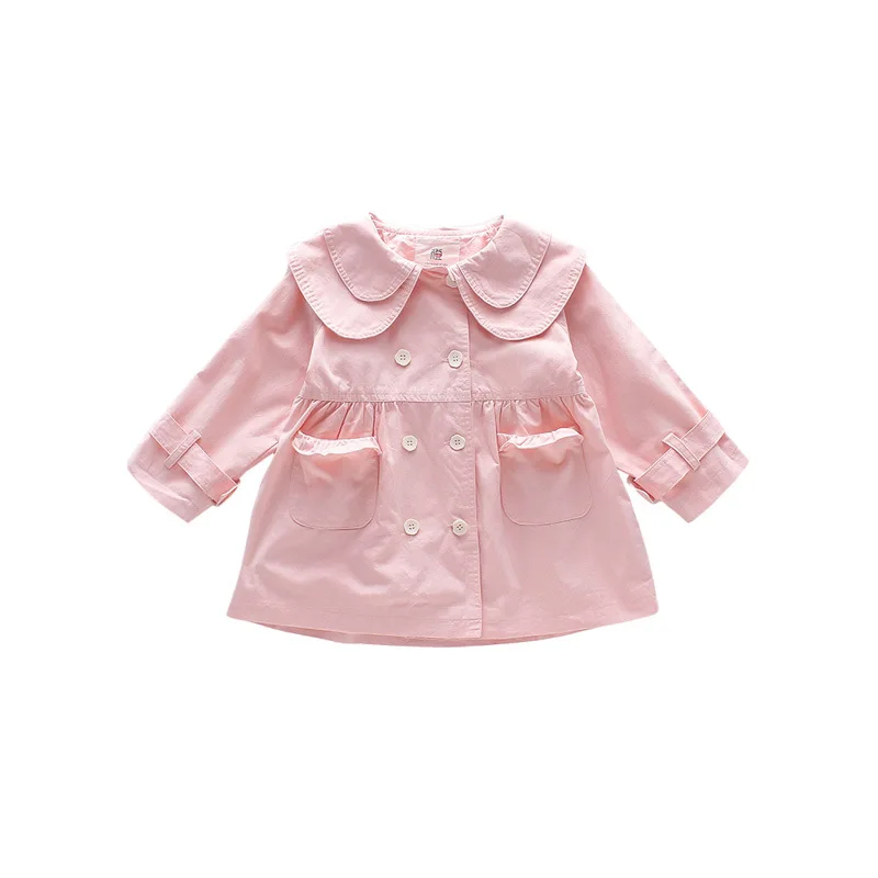 Children's Sailor Collar Solid Color Windbreaker Spring New Korean Girls' Coat Mid-Length Coat
Children's Sailor Collar Solid Color Windbreaker Spring New Korean Girls' Coat Mid-Length Coat