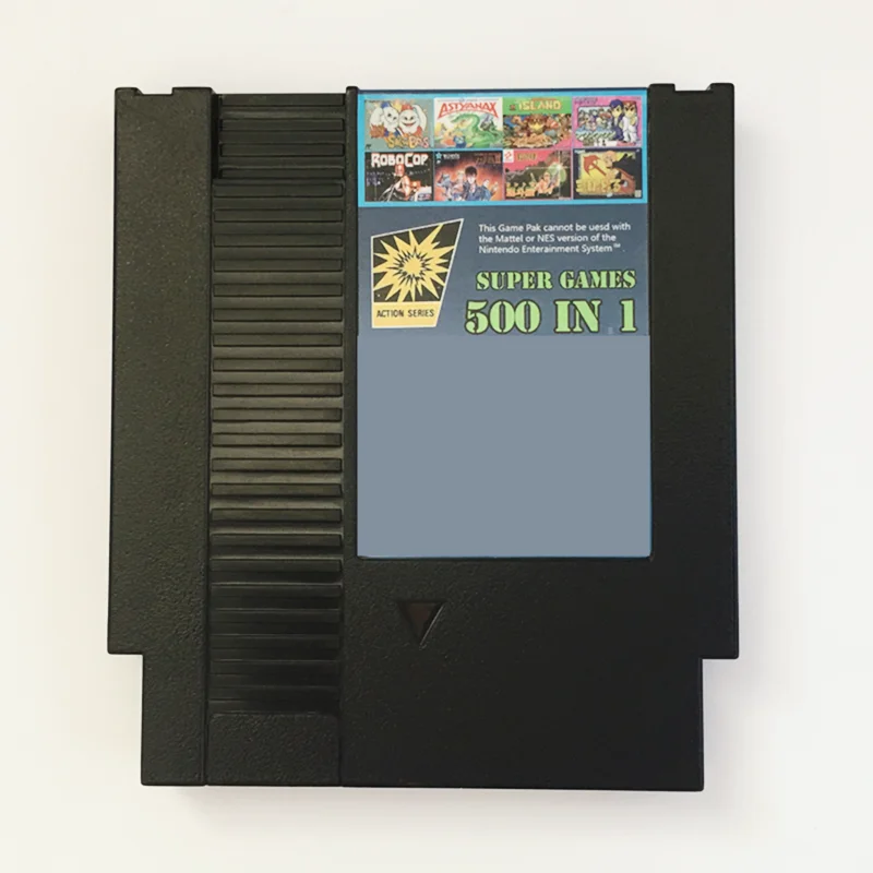500 in 1 Super Game Memory Cards 8 Bit 72 Pins NES Game Cartridge with game Contra1 2 3 6 7 8 Turtles1 2 3 4
500 in 1 Super Game Memory Cards 8 Bit 72 Pins NES Game Cartridge with game Contra1 2 3 6 7 8 Turtles1 2 3 4