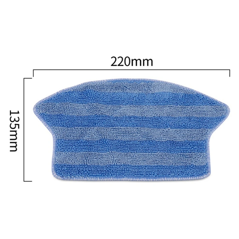 Washable Cloth Mop Cleaning Sweeping Robot Replacement Accessories Suitable For Midea I2/I2 S/VR06 10PCS | Бытовая техника