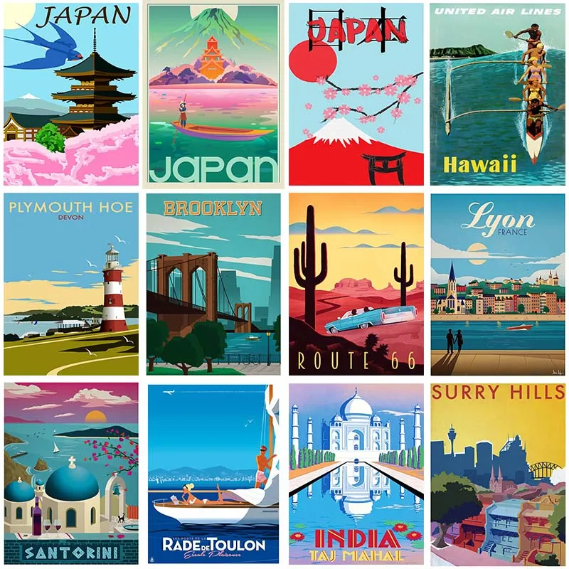 New Hot Tourism World Travel City DIY Diamond Painting Cross Stitch Japan Hawaii Mosaic Embroidery Rhinestone Art Wall Decor 
New Hot Tourism World Travel City DIY Diamond Painting Cross Stitch Japan Hawaii Mosaic Embroidery Rhinestone Art Wall Decor