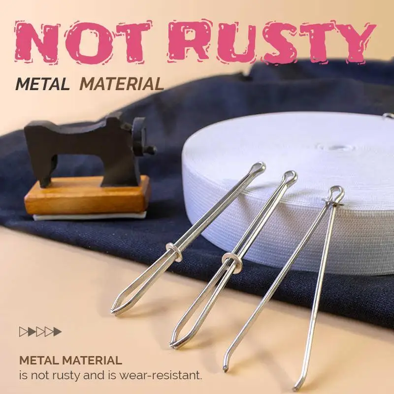 DIY Rope Threader Clip 5pcs high quality Garment Clips Sewing DIY tools Elastic band Tape punch Cross stitch Practical wear ela
DIY Rope Threader Clip 5pcs high quality Garment Clips Sewing DIY tools Elastic band Tape punch Cross stitch Practical wear ela
