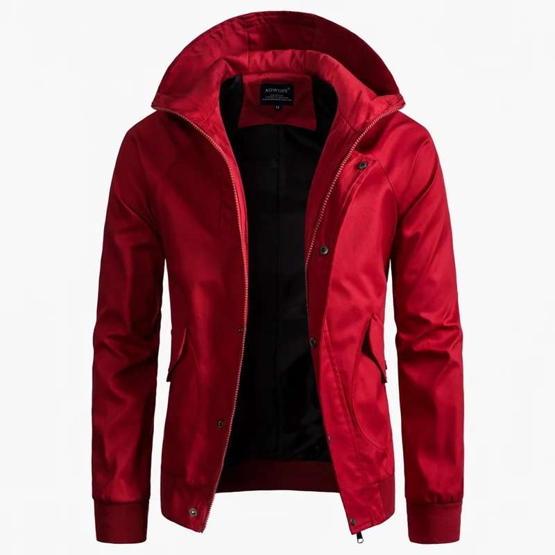 2019 New Jacket Men Spring Autumn Casual Solid Zipper Bomber Jackets Streetwear Overcoat Mens Thin Pilot Hooded Jacket KK3170 
2019 New Jacket Men Spring Autumn Casual Solid Zipper Bomber Jackets Streetwear Overcoat Mens Thin Pilot Hooded Jacket KK3170