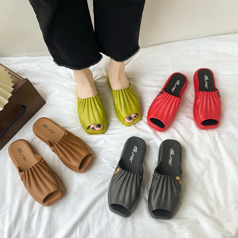 Summer Female Pumps Shoes Solid Thick Bottom Wedges Square-toe Indoor 4cm High Heels Ladies Slides Platform Women Home Slippers
Summer Female Pumps Shoes Solid Thick Bottom Wedges Square-toe Indoor 4cm High Heels Ladies Slides Platform Women Home Slippers