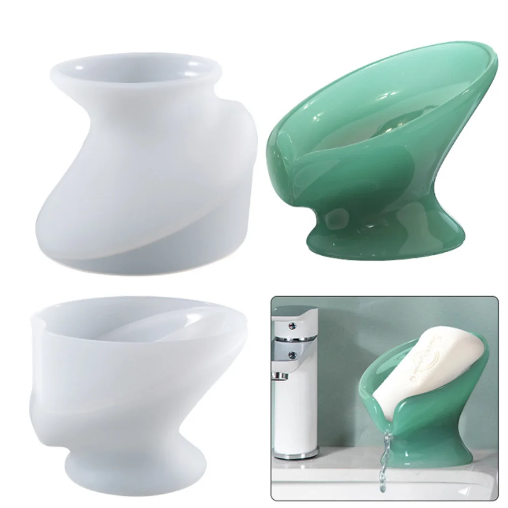 New Handmade Soap Holder Leaf Shape Soap Box Silicone Mold DIY Epoxy Drainage design practical Bathroom decoration
New Handmade Soap Holder Leaf Shape Soap Box Silicone Mold DIY Epoxy Drainage design practical Bathroom decoration