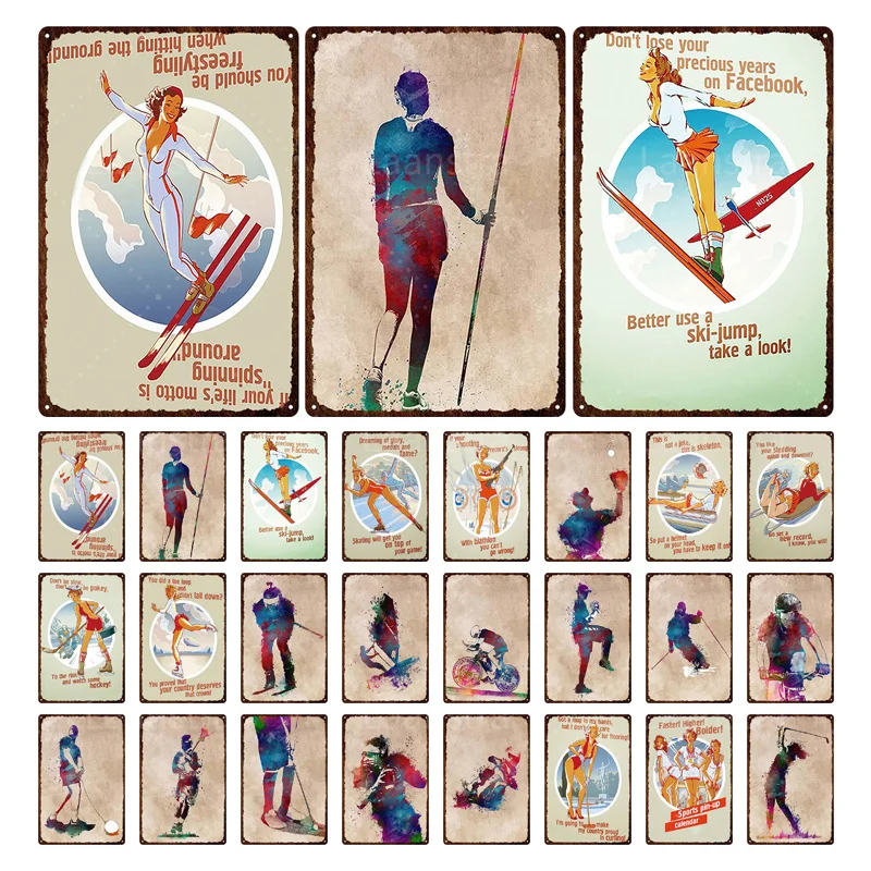 Vintage Various Sports Movie Poster Metal Plaque Decoration Art Posters Product Tin Sign For Decorating Bar Club Home Office
Vintage Various Sports Movie Poster Metal Plaque Decoration Art Posters Product Tin Sign For Decorating Bar Club Home Office