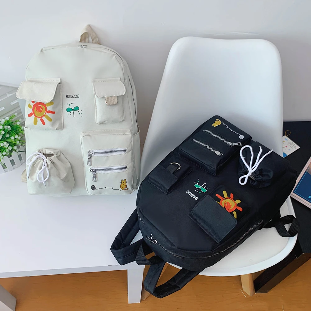 Fashion Preppy Style Women Cartoon Printing Canvas Knapsack Student School Mochila Travel Large Capacity Handbag Backpacks
Fashion Preppy Style Women Cartoon Printing Canvas Knapsack Student School Mochila Travel Large Capacity Handbag Backpacks