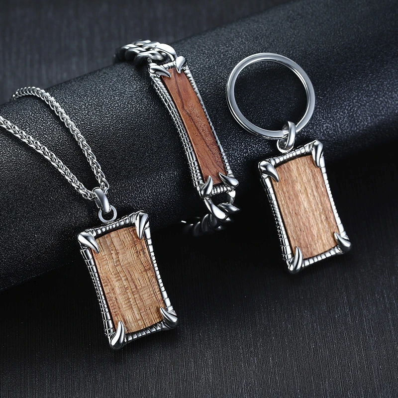 Mens Rock Punk Monster Claw Rosewood Pendant Necklaces High Quality Stainless Steel Male Jewelry
Mens Rock Punk Monster Claw Rosewood Pendant Necklaces High Quality Stainless Steel Male Jewelry