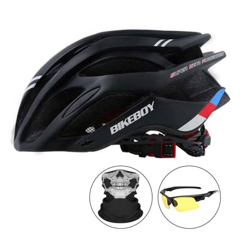 

Велосипедный шлем для мужчин, комплект для езды на велосипеде, безопасная Кепка, ультралегкий, цельнолитой, для горных велосипедов
