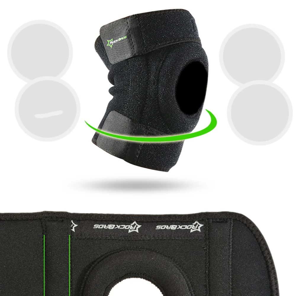 ROCKBROS Knee Pads Sports Adjustable Double Springs Knee Support Outdoor Running Basketball Badminton Knee Protector
ROCKBROS Knee Pads Sports Adjustable Double Springs Knee Support Outdoor Running Basketball Badminton Knee Protector