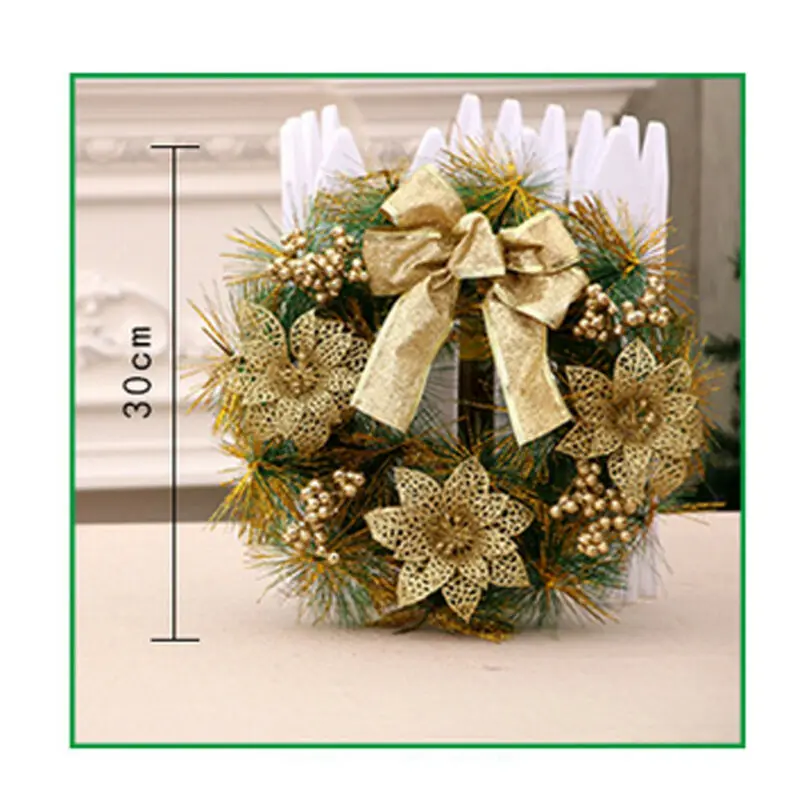 Christmas Wreath Hanging Decor For Xmas Party Door Wall Garland Ornament Tree Garland Bell Decoration 30/40cm
Christmas Wreath Hanging Decor For Xmas Party Door Wall Garland Ornament Tree Garland Bell Decoration 30/40cm