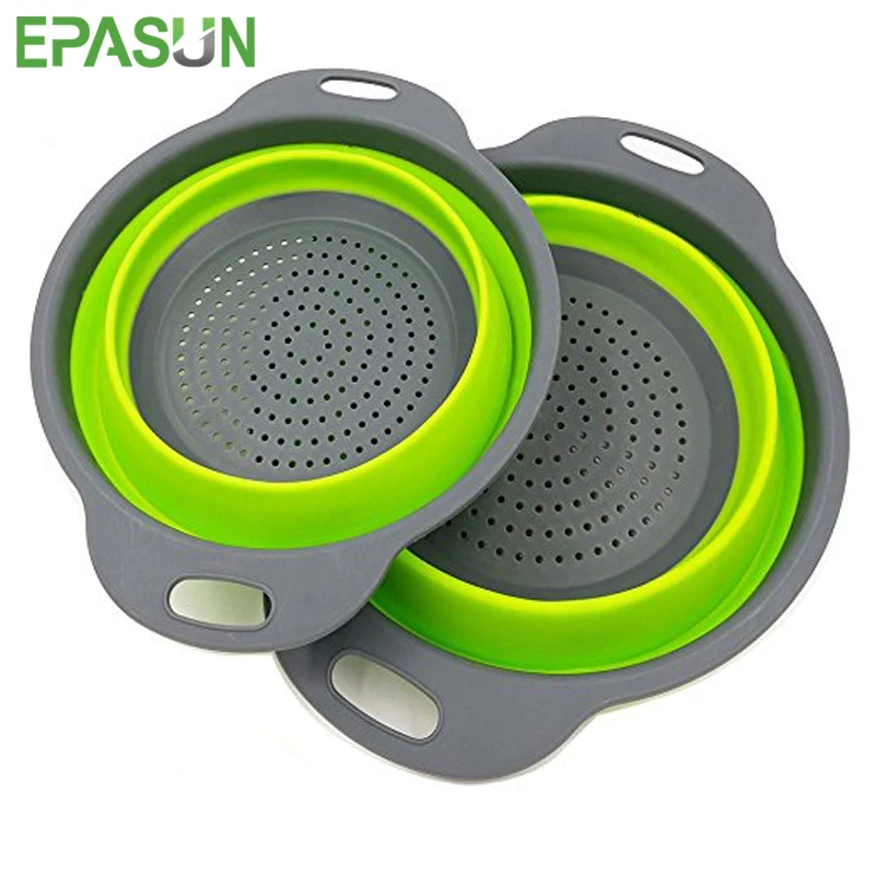 Folding PP Silicone Washing Basket Kitchen Foldable Colander Fruit Vegetable Collapsible Strainer Drainer With Handle Tool
Folding PP Silicone Washing Basket Kitchen Foldable Colander Fruit Vegetable Collapsible Strainer Drainer With Handle Tool