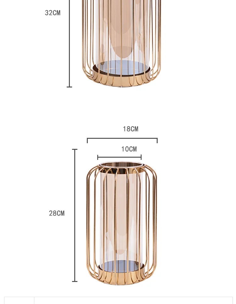 Gold Metal Vase Decor Home Living Room Dining Table Flower Arrangement Luxury Banquet Desktop Layout Glass Ornament Furnishings
Gold Metal Vase Decor Home Living Room Dining Table Flower Arrangement Luxury Banquet Desktop Layout Glass Ornament Furnishings