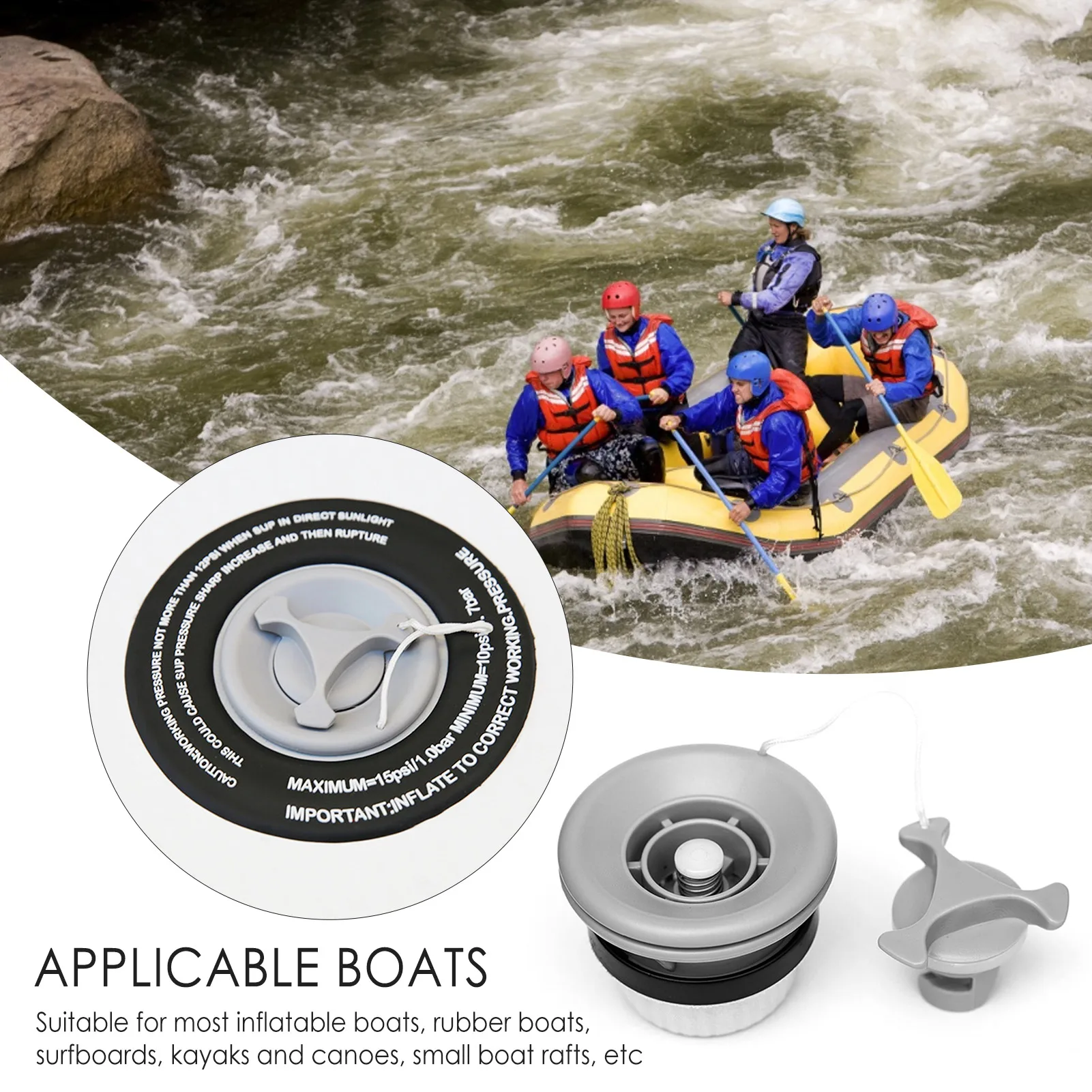 Inflatable Boat Air Valve Cap Safe Replacement 6 Holes Air Plug Accessory For Inflatable Boats Kayaks Accessories
Inflatable Boat Air Valve Cap Safe Replacement 6 Holes Air Plug Accessory For Inflatable Boats Kayaks Accessories