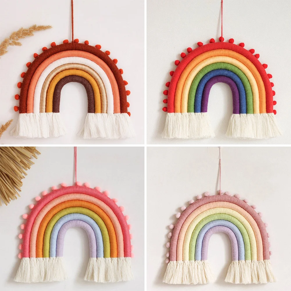 Rainbow Wall Hangings Bohemian Ornaments For Girls Bedroom Rainbow Tassels Ornaments Birthday Gifts For Girls Hot Sale
Rainbow Wall Hangings Bohemian Ornaments For Girls Bedroom Rainbow Tassels Ornaments Birthday Gifts For Girls Hot Sale