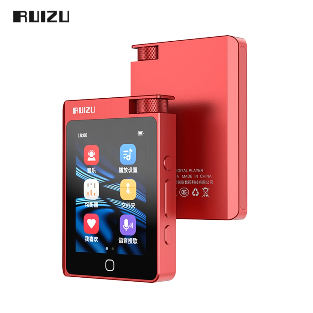 RUIZU A55 16G HiFi музыкальный плеер без потерь с Bluetooth 5 0 поддержка EQ Регулировка