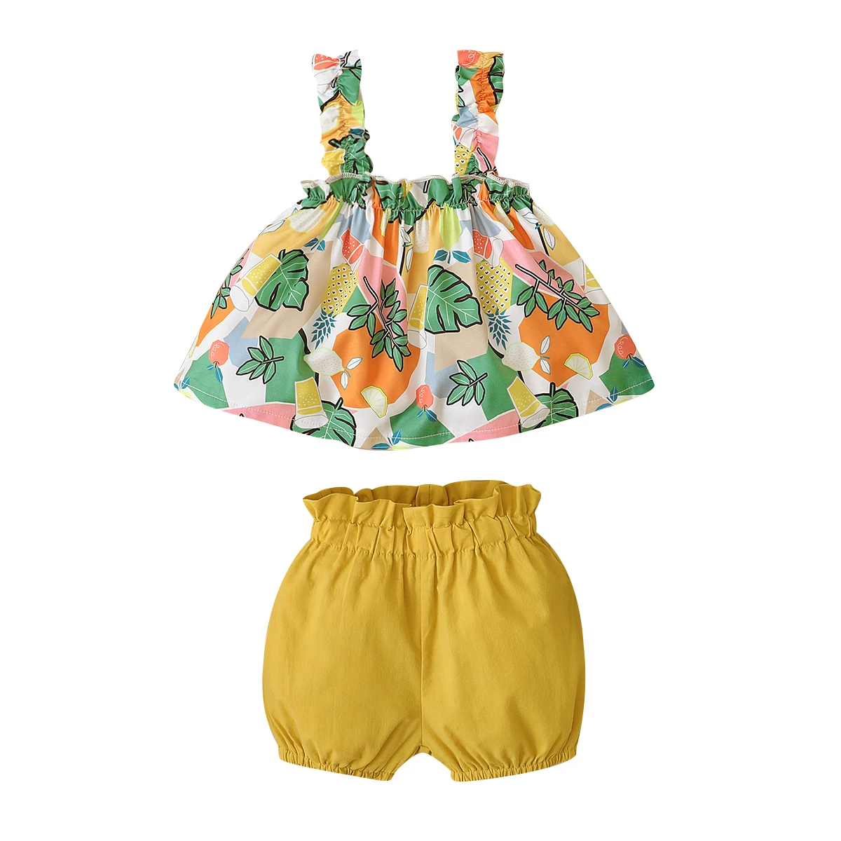 Summer Kids Clothes for Girls Floral Baby Girl Clothes Set 2Piece Tee+Shorts Baby Outfit Girl Children's Clothing Sleeveless
Summer Kids Clothes for Girls Floral Baby Girl Clothes Set 2Piece Tee+Shorts Baby Outfit Girl Children's Clothing Sleeveless