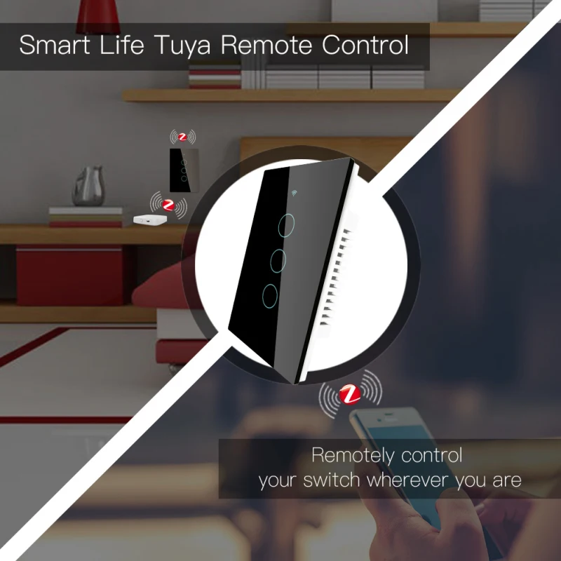 Tuya ZigBee Smart Light Switch Works With Tuya ZigBee Hub Voice Remote Control With Alexa Google Home 100-240V US Sandard
Tuya ZigBee Smart Light Switch Works With Tuya ZigBee Hub Voice Remote Control With Alexa Google Home 100-240V US Sandard