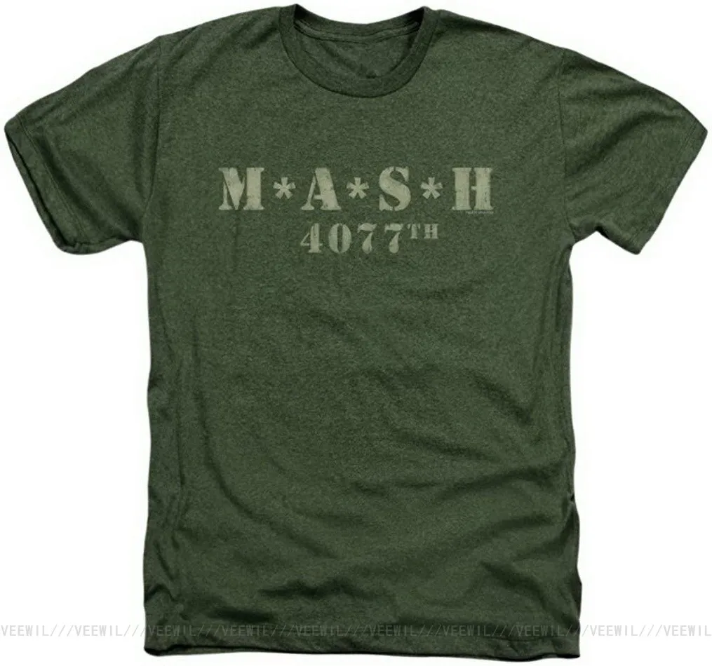 Футболка MASH 1970-х годов с принтом военной комедии, ТВ-сериала, армейского зеленого цвета, с логотипом, для взрослых, Хезер, для мужчин и женщин,...
Футболка MASH 1970-х годов с принтом военной комедии, ТВ-сериала, армейского зеленого цвета, с логотипом, для взрослых, Хезер, для мужчин и женщин,...