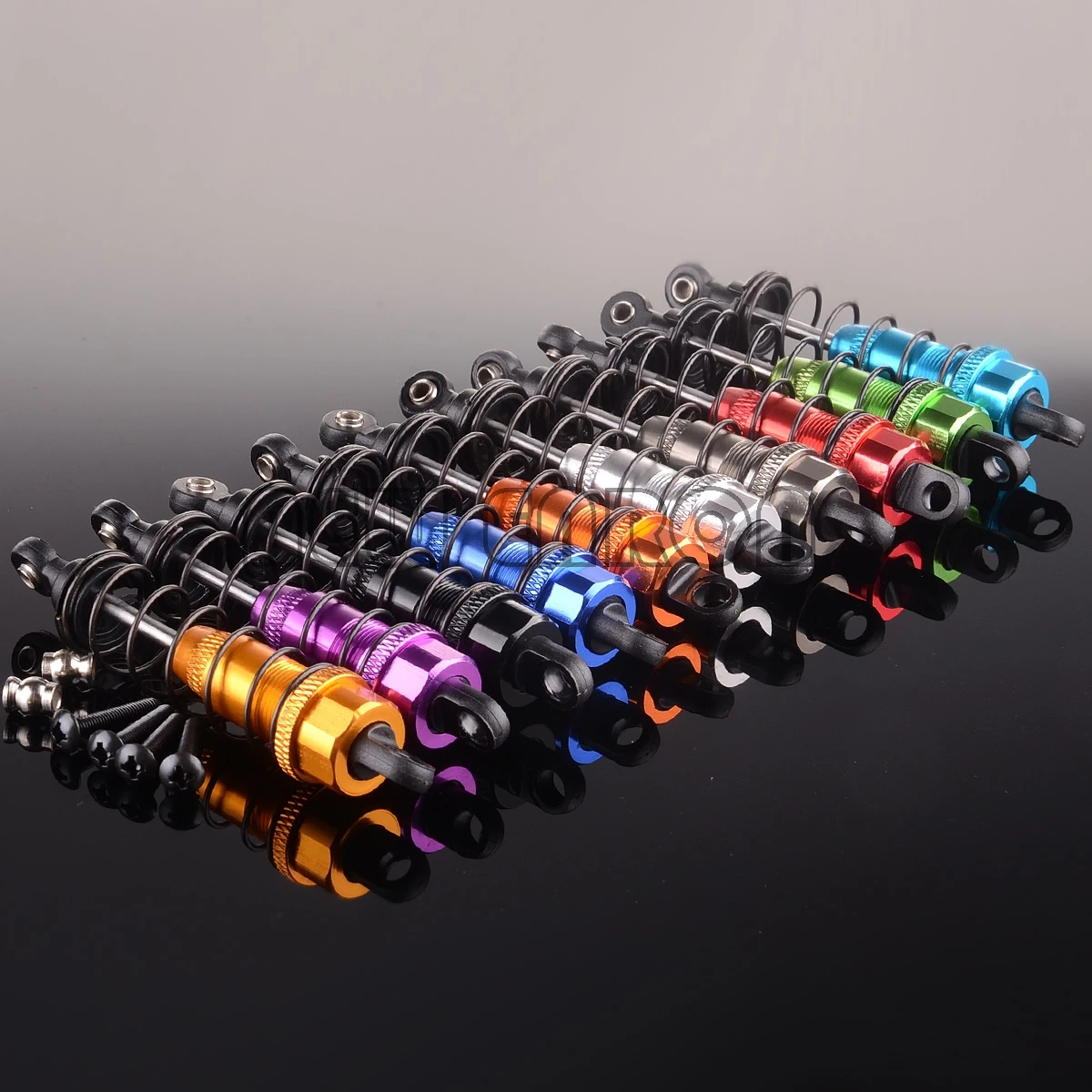 NEW ENRON K949-010 Aluminum Metal Front Oil Adjustable Shocks Absorber Damper 57-75MM RC CAR Part 1:10 1/10 WLToys K949
NEW ENRON K949-010 Aluminum Metal Front Oil Adjustable Shocks Absorber Damper 57-75MM RC CAR Part 1:10 1/10 WLToys K949