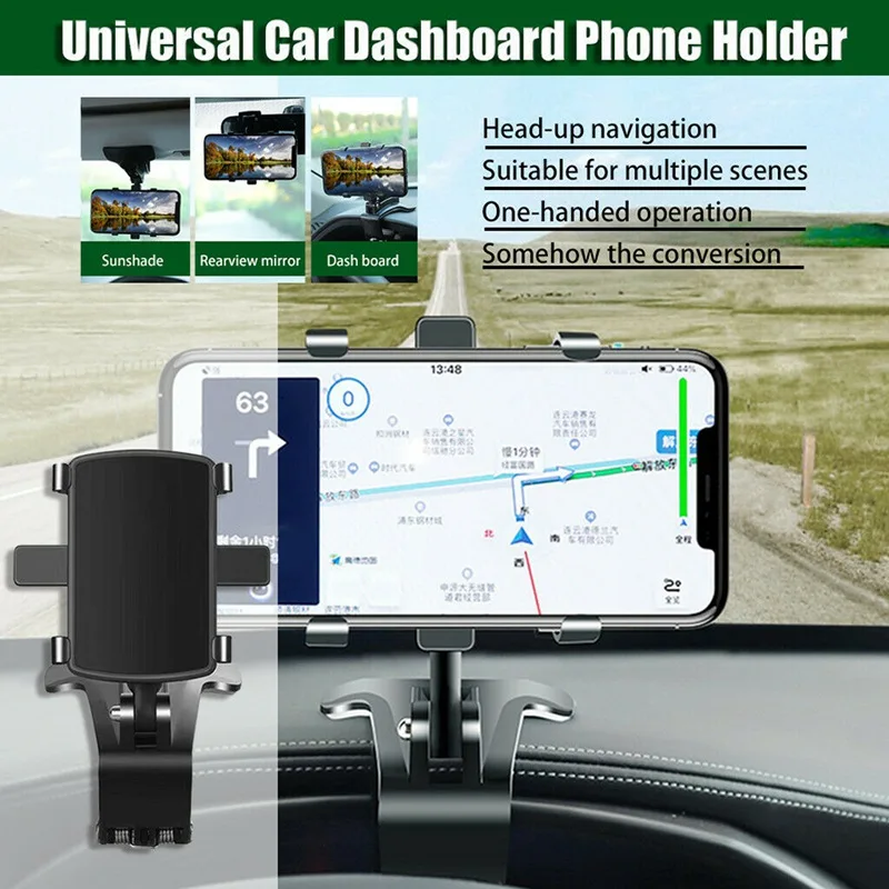 Universal Car Dashboard Clip Phone Bracket Adjustable 360° Rotatable Mobile Phone GPS Holder Clamp For iPhone Samsung
Universal Car Dashboard Clip Phone Bracket Adjustable 360° Rotatable Mobile Phone GPS Holder Clamp For iPhone Samsung