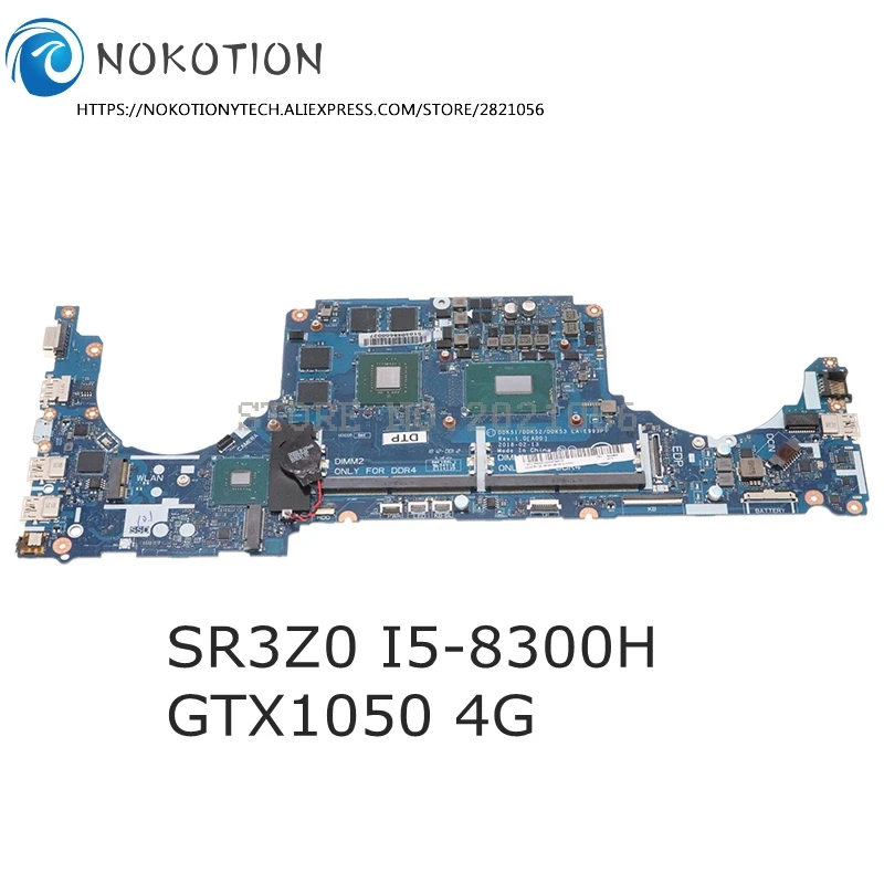 NOKOTION материнская плата для ноутбука Dell G5 5587 P71F I5-8300H Процессор GTX1050 4G DDK51 DDK52 DDK53