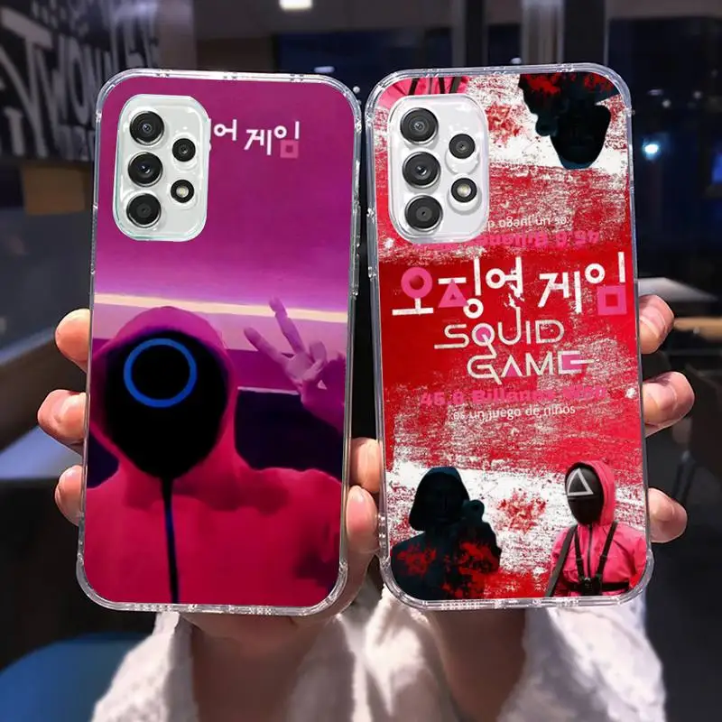 Squid Game HoYeon Jung Phone Case for Samsung A 51 50 52 12 21s 31 40 70 71 note S 20 10 21 ultra plus fe clear coque shell
Squid Game HoYeon Jung Phone Case for Samsung A 51 50 52 12 21s 31 40 70 71 note S 20 10 21 ultra plus fe clear coque shell