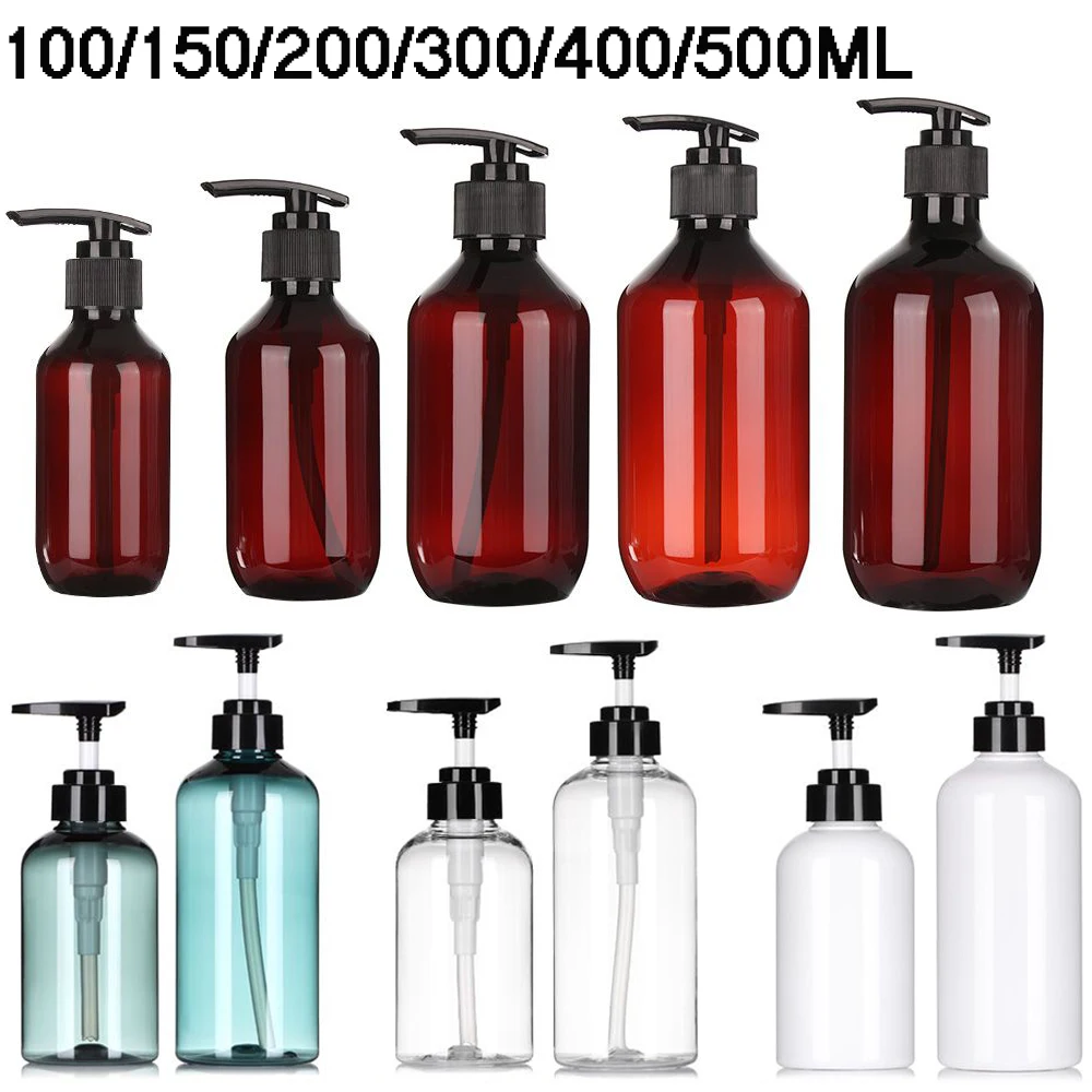 100/150/200/300/400/500ML Plastic Refillable Dispenser Lotion Bottle Containers Packing Bottle With Press Pump Liquid Container
100/150/200/300/400/500ML Plastic Refillable Dispenser Lotion Bottle Containers Packing Bottle With Press Pump Liquid Container