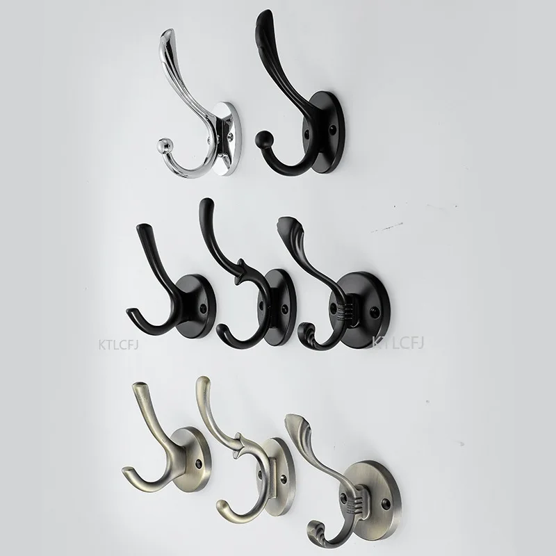 Black Silver Coat Hooks Wall Mounted with Retro Double Hooks Utility Black Hooks for Coat, Scarf, Bag, Towel, Key, Cap
Black Silver Coat Hooks Wall Mounted with Retro Double Hooks Utility Black Hooks for Coat, Scarf, Bag, Towel, Key, Cap