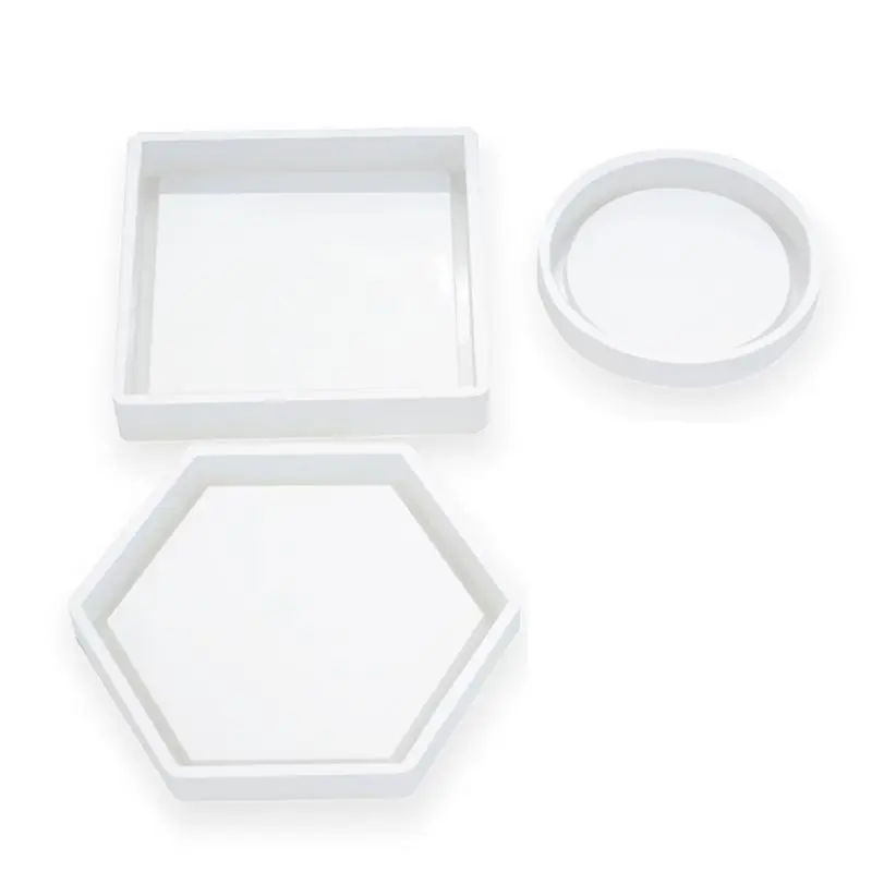 7Pcs Resin Silicone Molds, DIY Crystal Coaster Silicone Molds for DIY Craft Making Casting with Resin, Cement, Concrete
7Pcs Resin Silicone Molds, DIY Crystal Coaster Silicone Molds for DIY Craft Making Casting with Resin, Cement, Concrete