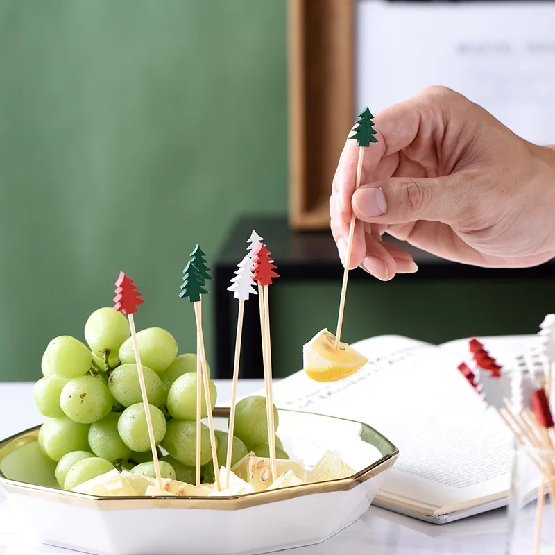 50/100Pcs Christmas Fruit Picks Dessert Buffet Salad Fork Cake Muffin Vegetable Sticks Cocktail Toothpicks Party Decoration
50/100Pcs Christmas Fruit Picks Dessert Buffet Salad Fork Cake Muffin Vegetable Sticks Cocktail Toothpicks Party Decoration