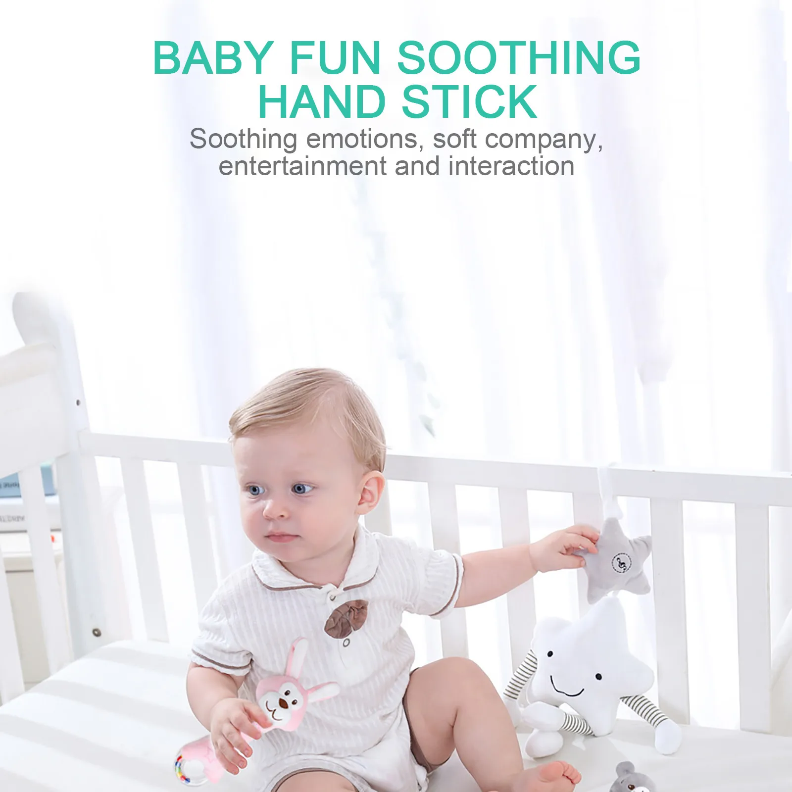 Baby Rattle Animal Puppets Baby Grasping Plush Educational Toys 0-1 Years Old Baby'S Cute Gadgets Full Moon Birthday Gift
Baby Rattle Animal Puppets Baby Grasping Plush Educational Toys 0-1 Years Old Baby'S Cute Gadgets Full Moon Birthday Gift