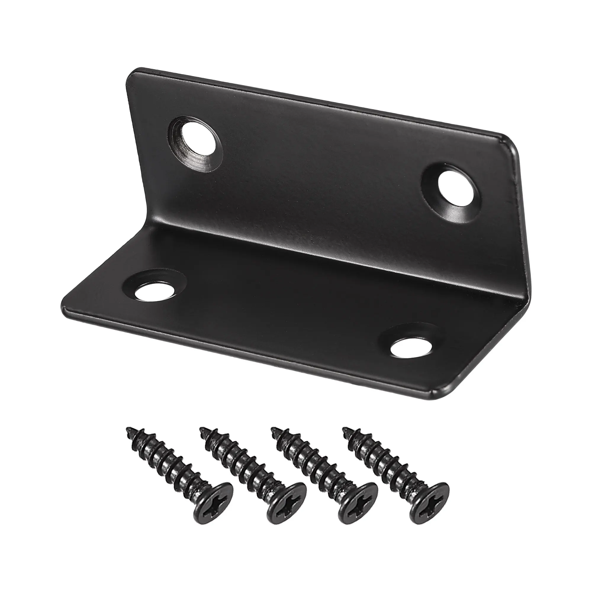 Uxcell Corner Brace Angle Bracket Fastener Stainless Steel L Shape 26.5mmx26.5mmx60mm Black with Screws, 2 Pcs
Uxcell Corner Brace Angle Bracket Fastener Stainless Steel L Shape 26.5mmx26.5mmx60mm Black with Screws, 2 Pcs
