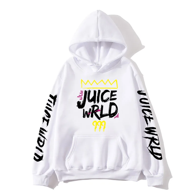 Горячая Распродажа Черный и белый цвета J UICEWrld Толстовка нить сок wrld juicewrld ловушка
