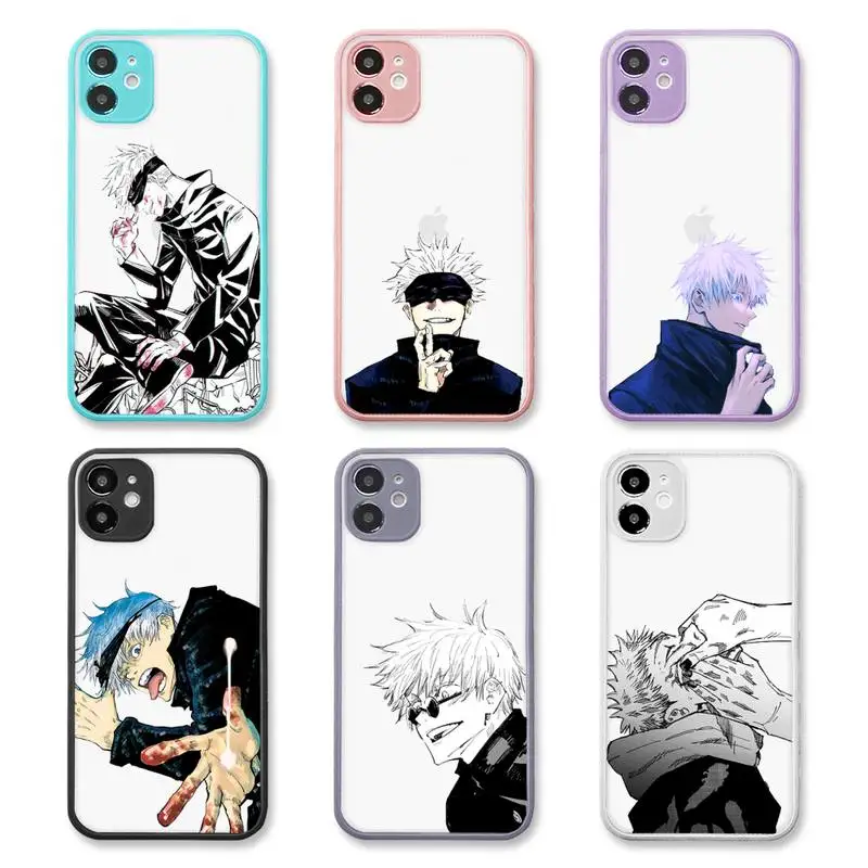 Jujutsu Kaisen Phone Case purple matte transparent For iPhone 7 8 x xs xr 11 12 pro plus max mini Clear Funda 
Jujutsu Kaisen Phone Case purple matte transparent For iPhone 7 8 x xs xr 11 12 pro plus max mini Clear Funda