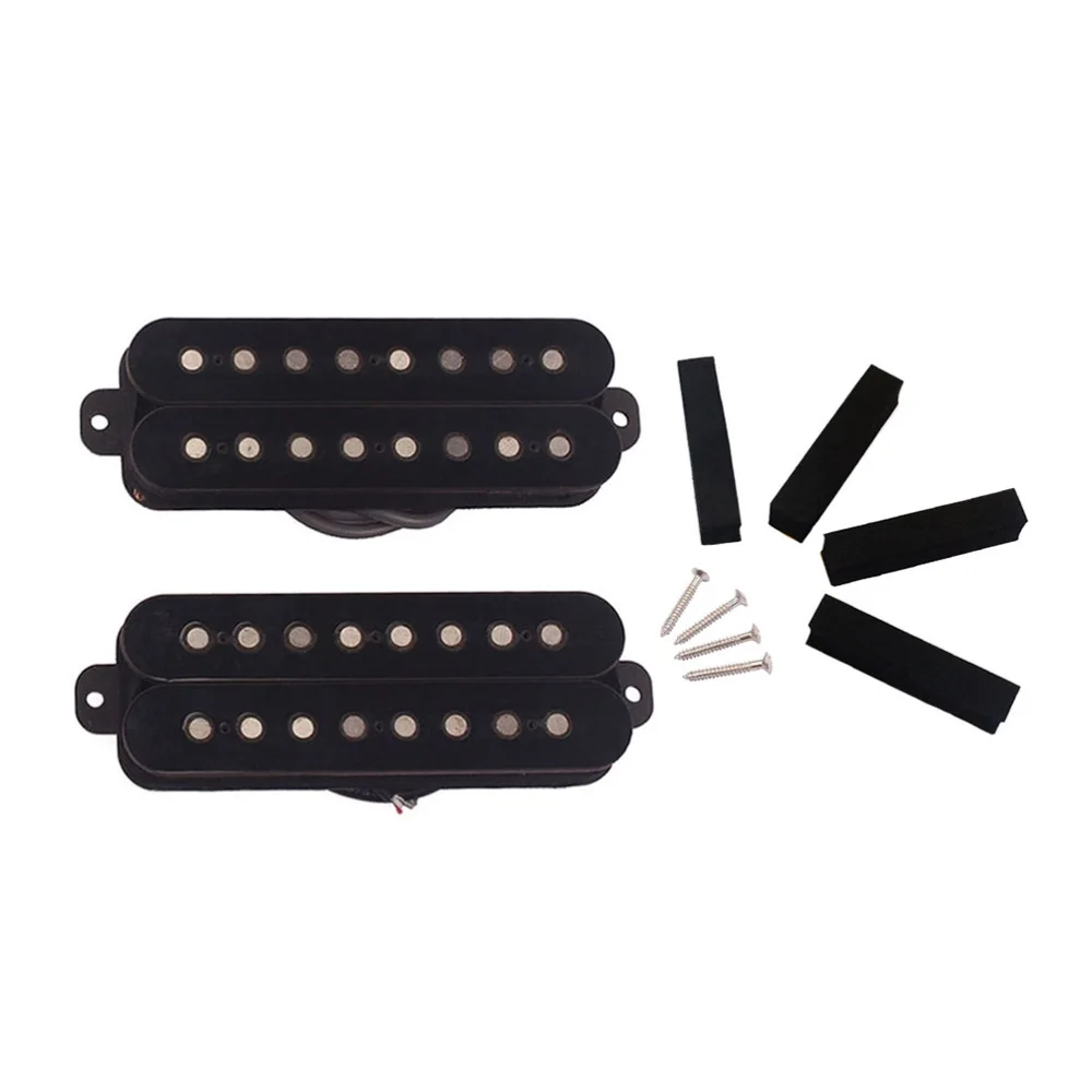 8 String Guitar Humbucker Pickup Kits for Electric Guitar and Pedal Steel Guitar
8 String Guitar Humbucker Pickup Kits for Electric Guitar and Pedal Steel Guitar