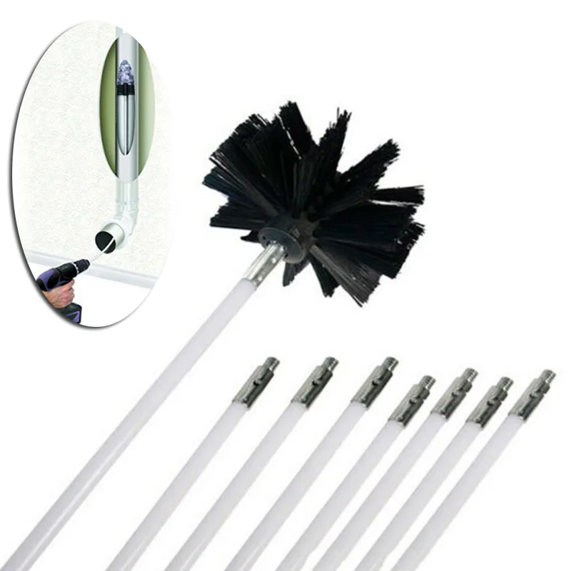 Replacement Chimney Brush Attachments Cleaner Inner Wall Flexible 8 Rods Rotary Fireplaces Nylon Electric Drill
Replacement Chimney Brush Attachments Cleaner Inner Wall Flexible 8 Rods Rotary Fireplaces Nylon Electric Drill