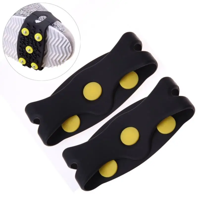 1 pair 5-Stud Snow Ice claw Climbing Anti Slip Spikes Grips Crampon Cleats Shoes Cover for women men Boots Cover 8
1 pair 5-Stud Snow Ice claw Climbing Anti Slip Spikes Grips Crampon Cleats Shoes Cover for women men Boots Cover 8