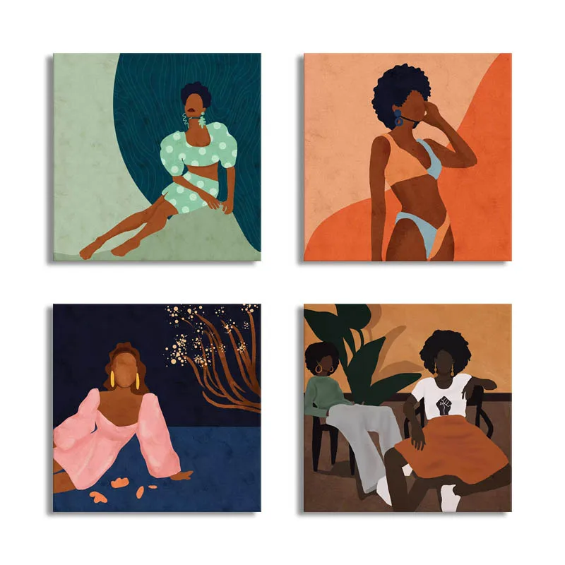 Ebonee Square Tired Girls Wall Art Picture Canvas Poster Nursery Print Minimalist Painting Decor No Frame
Ebonee Square Tired Girls Wall Art Picture Canvas Poster Nursery Print Minimalist Painting Decor No Frame