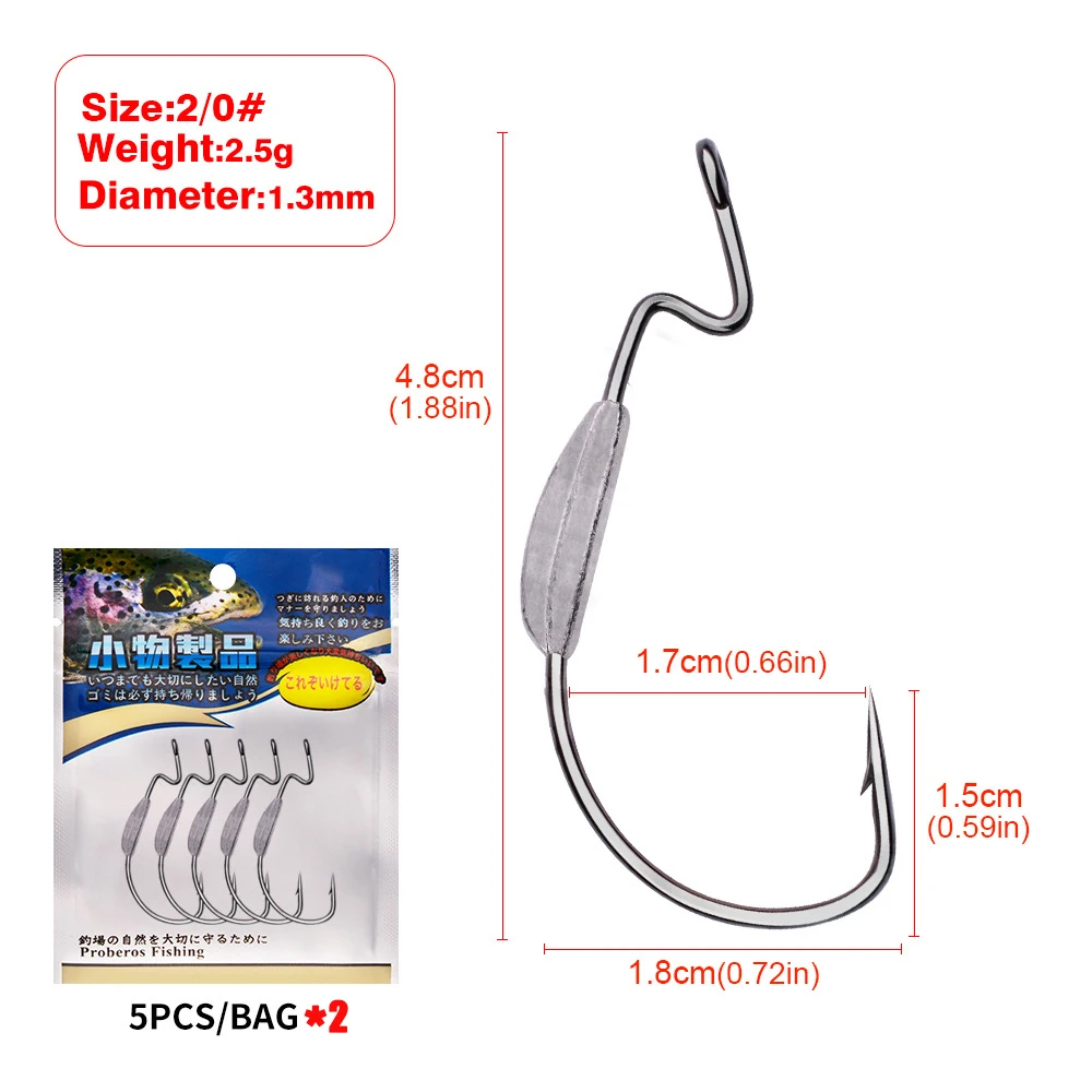 10pcs/Bag Fishing Hooks Lead Jig Sea Tackle 1/0#2/0#3/0#4/0# High Carbon Steel Softjerk Hooks For Bass Carp Fishing Accessories
10pcs/Bag Fishing Hooks Lead Jig Sea Tackle 1/0#2/0#3/0#4/0# High Carbon Steel Softjerk Hooks For Bass Carp Fishing Accessories