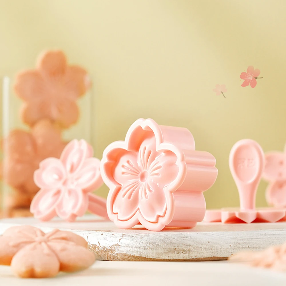 5pcs/set Sakura Cookie Mold Stamp Biscuit Mold Cutter Pink Cherry Blossom Mold Flower Charm DIY Floral Mold Fondant Baking Tool
5pcs/set Sakura Cookie Mold Stamp Biscuit Mold Cutter Pink Cherry Blossom Mold Flower Charm DIY Floral Mold Fondant Baking Tool