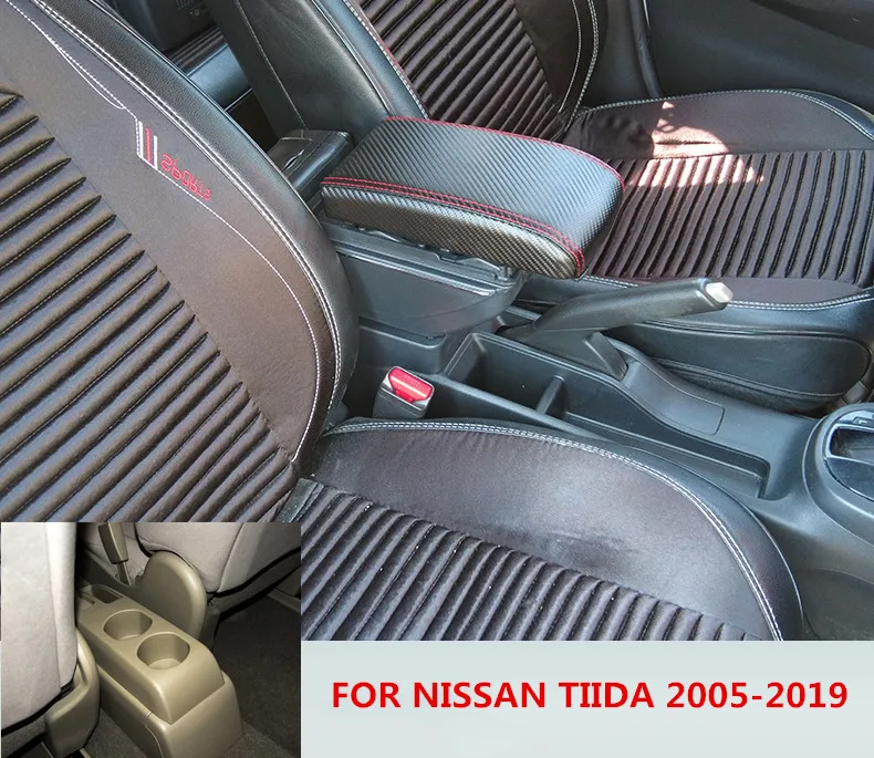 7USB Car Armrest For Nissan Tiida Hatchback 2005-2019 Auto Interior Accessories Carbon Fiber Driver Storage Console Box Arm Rest
7USB Car Armrest For Nissan Tiida Hatchback 2005-2019 Auto Interior Accessories Carbon Fiber Driver Storage Console Box Arm Rest