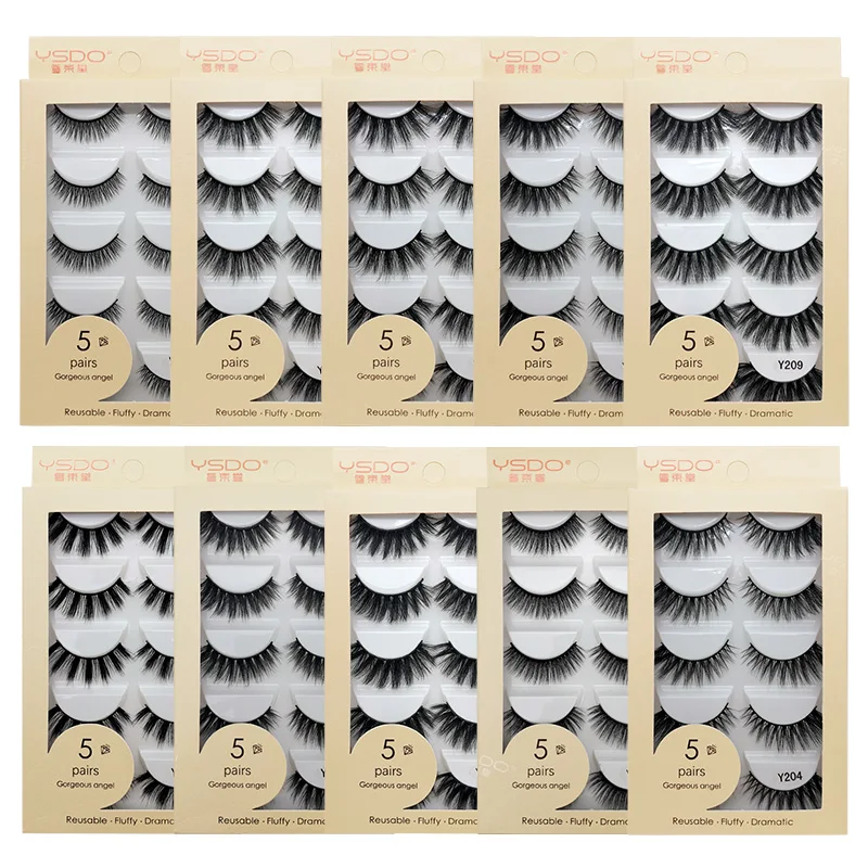 LANJINGLIN 5 Pairs 3D Mink False Eyelashes Handmade Wispy Fluffy Long Lashes Natural Eye Extension Makeup Kit Mink Lashes
LANJINGLIN 5 Pairs 3D Mink False Eyelashes Handmade Wispy Fluffy Long Lashes Natural Eye Extension Makeup Kit Mink Lashes