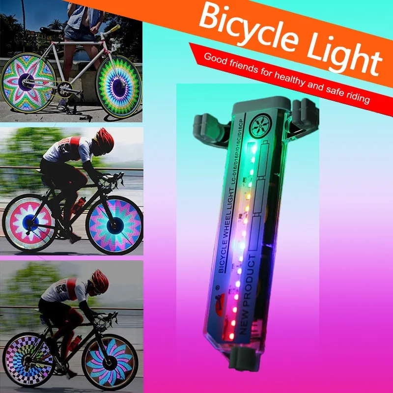 Bicycle Wheel Light Double Sided 16 LED Colorful Mountain Bike Spoke Warning Lights Tire Signal Reflective Lamp Bike Accessories
Bicycle Wheel Light Double Sided 16 LED Colorful Mountain Bike Spoke Warning Lights Tire Signal Reflective Lamp Bike Accessories